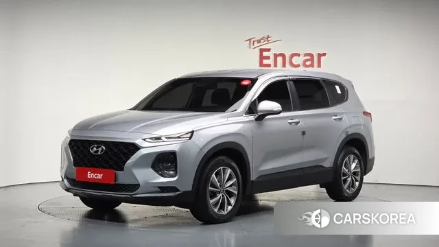 Hyundai Santa Fe TM 2018 Серебристо-серый из Кореи