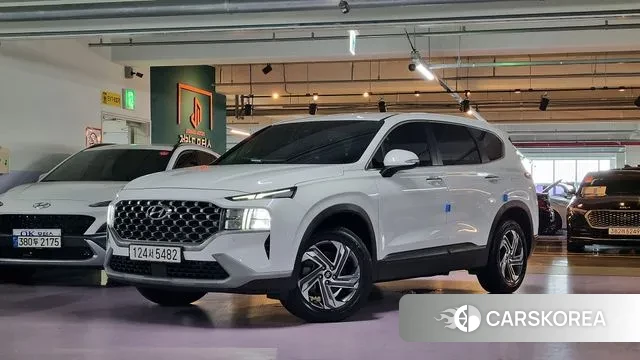 Hyundai The New Santa Fe 2022 Белый из Кореи