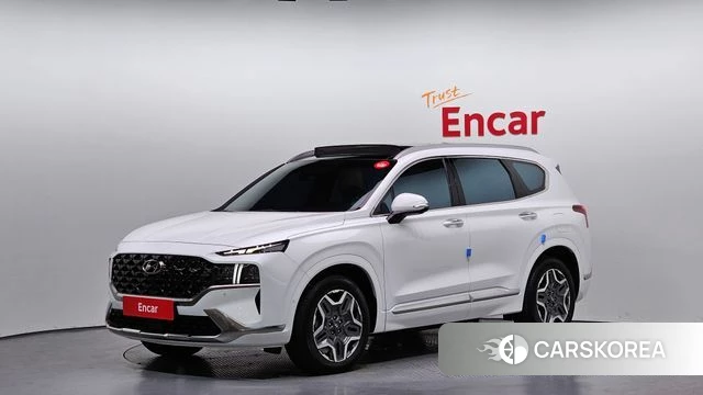 Hyundai The New Santa Fe 2023 Белый из Кореи