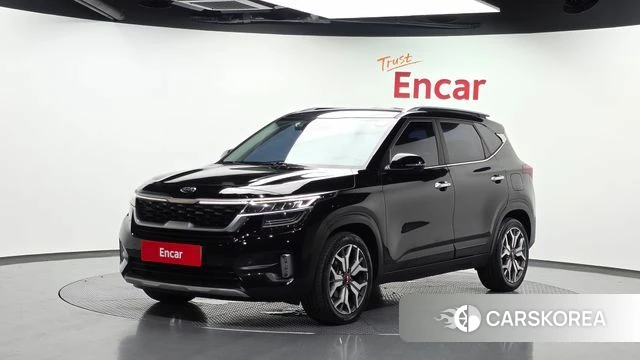 Kia Seltos 2020 Черный из Кореи