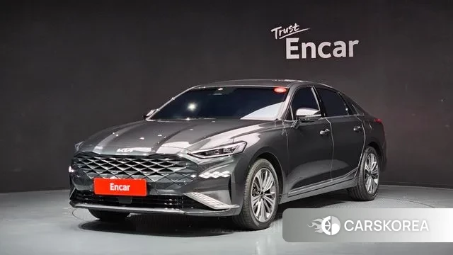 Kia K8 Hybrid 2023 Серый из Кореи