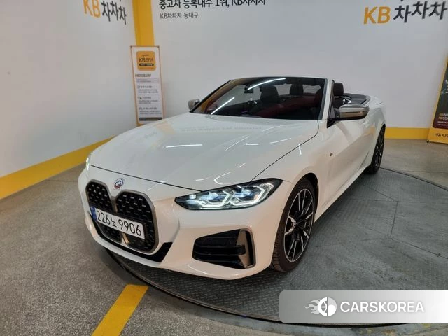 BMW 4 Series (G22) 2022 Белый из Кореи
