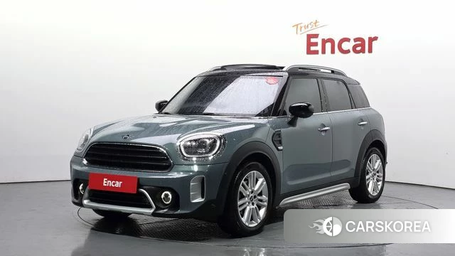 Mini Cooper Countryman 2023 Небесно-голубой из Кореи