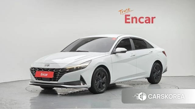 Hyundai Avante (CN7) 2022 Белый из Кореи