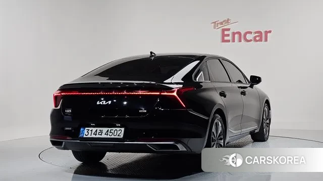 Kia K8 Hybrid 2021 Черный из Кореи