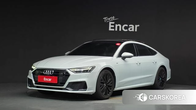 Audi A7 (4K) 2020 Белый из Кореи