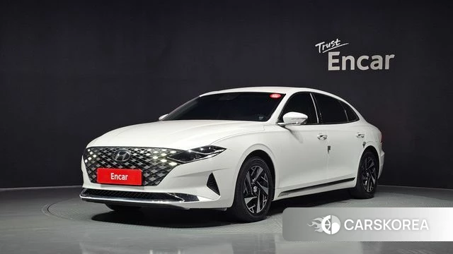 Hyundai The New Grandeur IG Hybrid 2021 Белый из Кореи