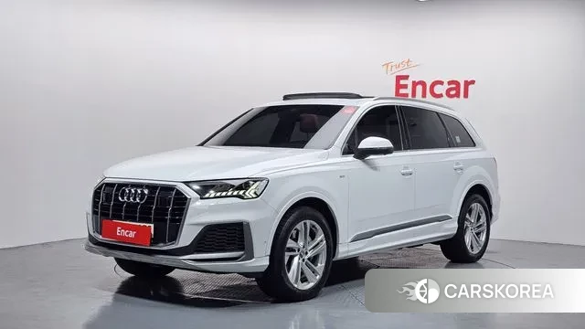 Audi Q7 (4M) 2021 Белый из Кореи