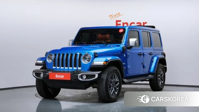 Jeep Wrangler (JL) 2021 Синий из Кореи