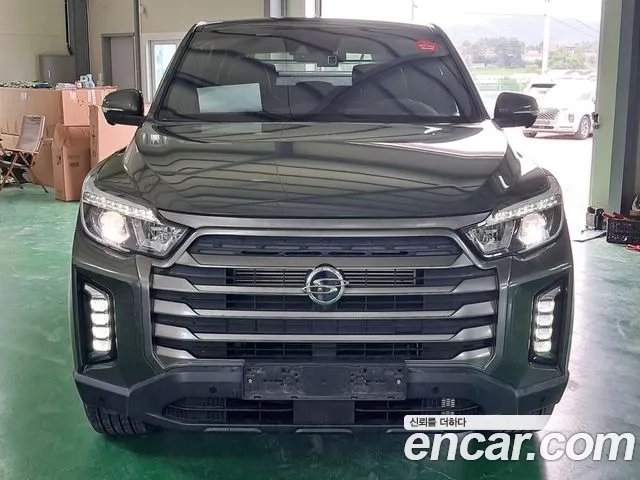 Ssangyong The New Rexton Sport 2021 Светло-зеленый из Кореи