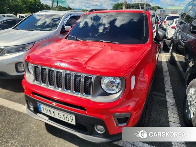 Jeep Renegade 2021 Красный из Кореи