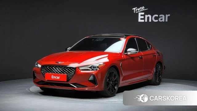 Genesis G70 2018 Красный из Кореи