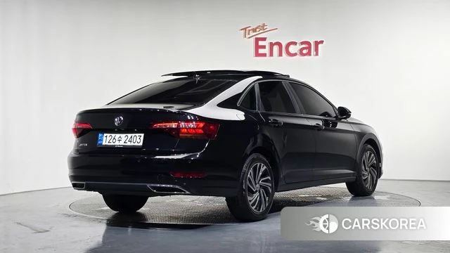 Volkswagen 7th Generation of Jetta 2021 Черный из Кореи
