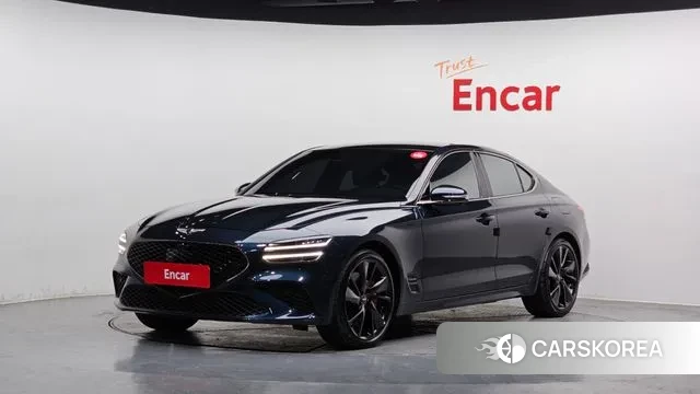 Genesis The New G70 2022 Темно-зеленый из Кореи