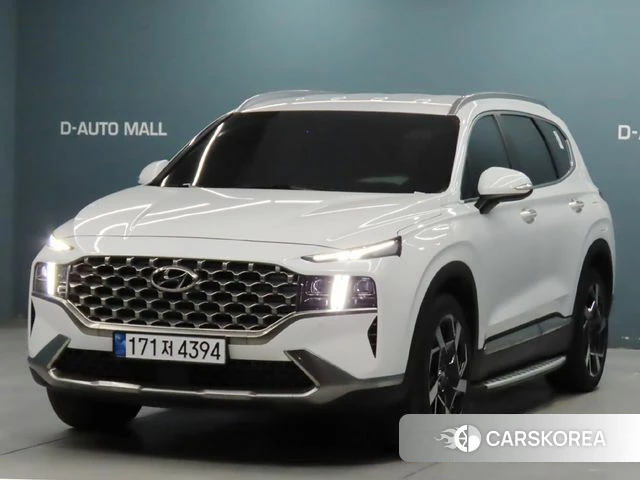 Hyundai The New Santa Fe 2023 Белый из Кореи
