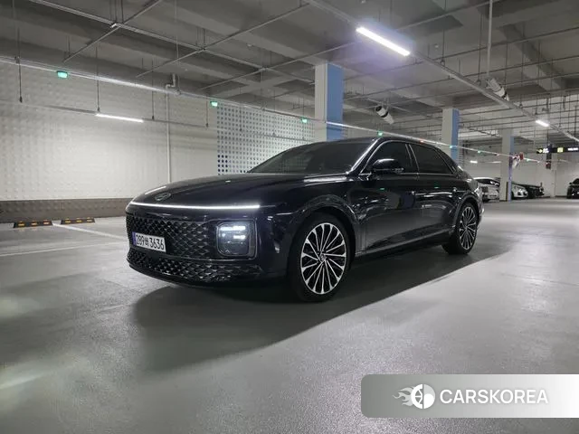 Hyundai Grandeur Hybrid (GN7) 2023 Черный из Кореи