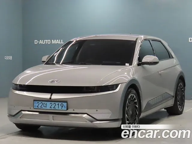 Hyundai Ionic 5 2022 Серебряный двухцветный из Кореи