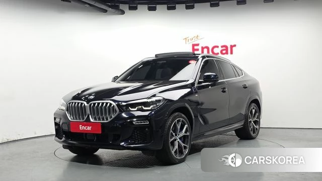 BMW X6 (G06) 2020 Черный из Кореи