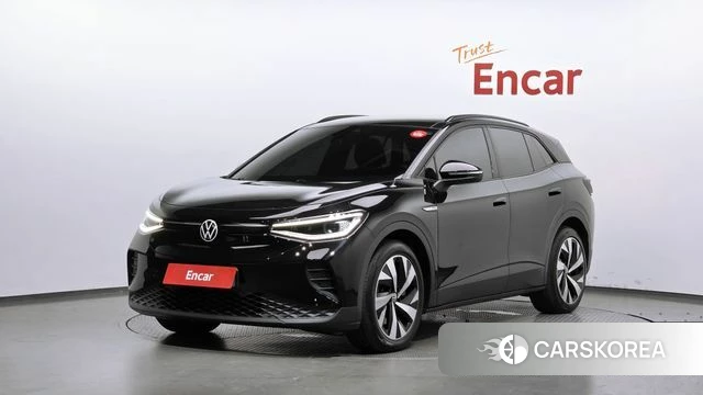 Volkswagen ID.4 2023 Черный из Кореи