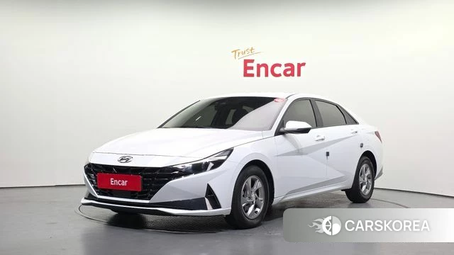 Hyundai Avante (CN7) 2020 Белый из Кореи