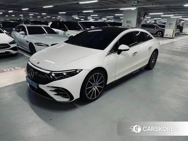 Mercedes-Benz EQS V297 2023 Белый из Кореи