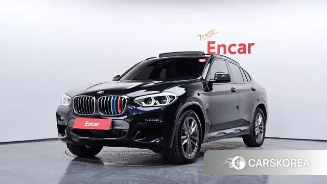 BMW X4 (G02) 2021 Черный из Кореи