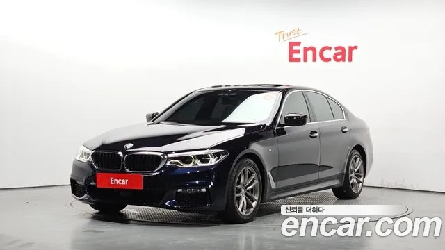 BMW 5 Series (G30) 2018 Синий из Кореи