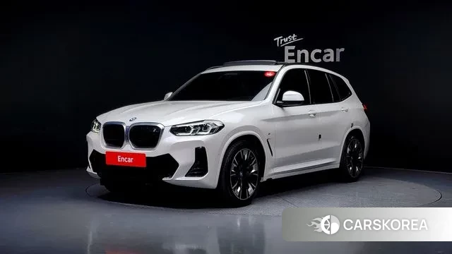 BMW iX3 2022 Белый из Кореи
