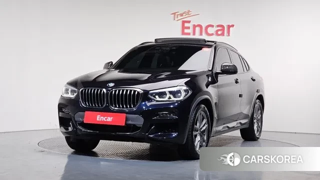 BMW X4 (G02) 2021 Синий из Кореи