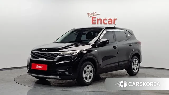 Kia Seltos 2022 Черный из Кореи