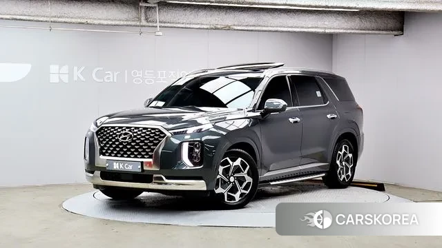 Hyundai Palisade 2021 Зеленый из Кореи