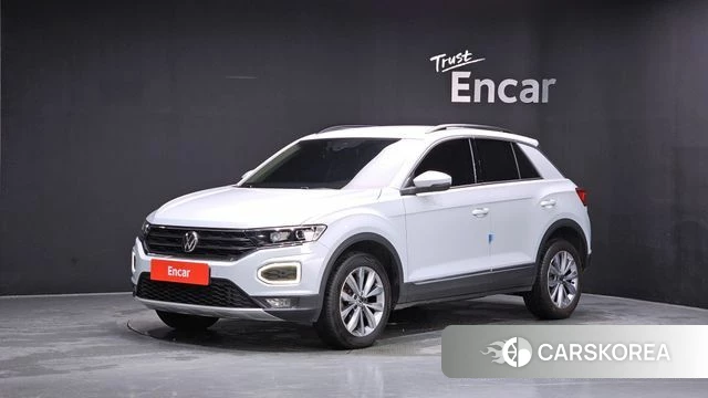 Volkswagen T-Roc 2021 Белый из Кореи