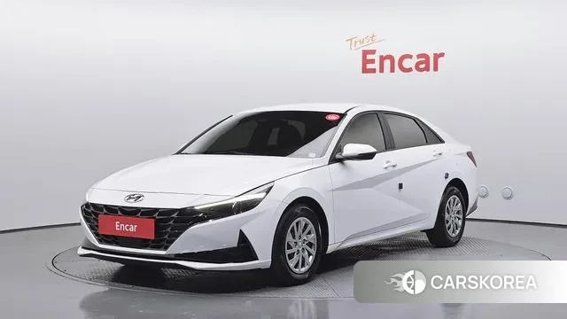 Hyundai Avante (CN7) 2021 Белый из Кореи