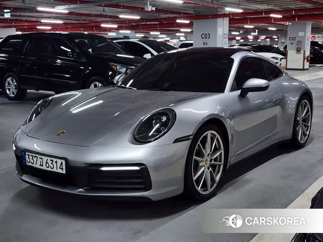 Porsche 911(992) 2020 Серебряный из Кореи