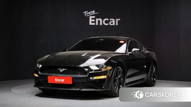 Ford Mustang 2021 Черный из Кореи
