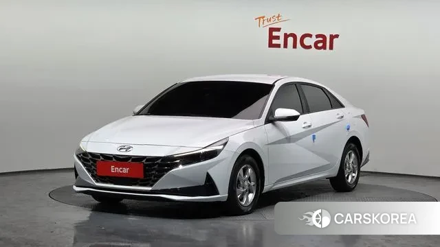 Hyundai Avante (CN7) 2022 Белый из Кореи