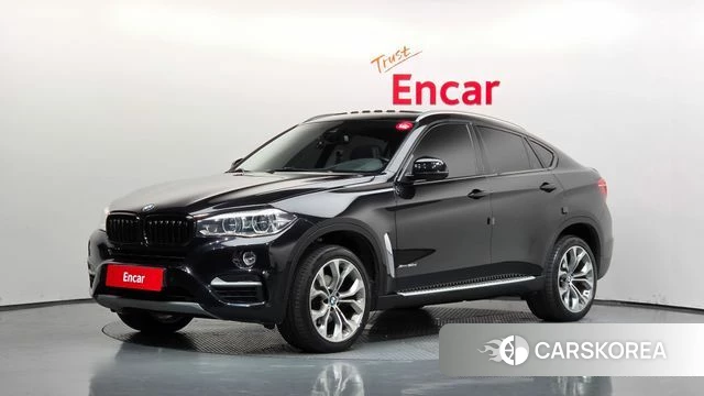 BMW X6 (F16) 2019 Черный из Кореи