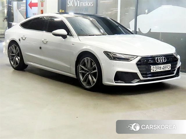 Audi A7 (4K) 2020 Белый из Кореи