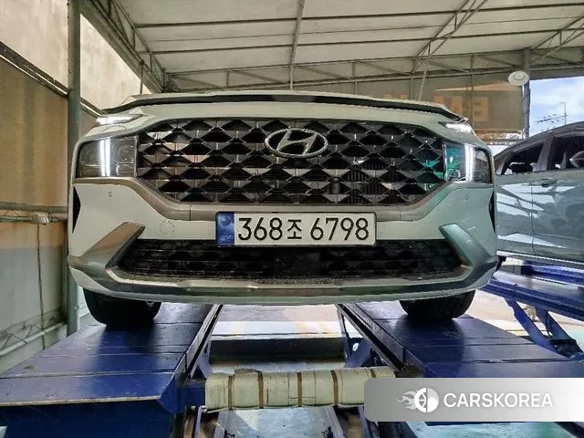 Hyundai The New Santa Fe 2023 Белый из Кореи