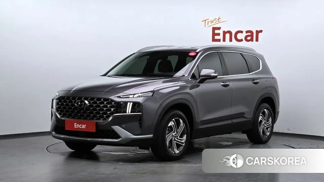 Hyundai The New Santa Fe 2022 Серый из Кореи