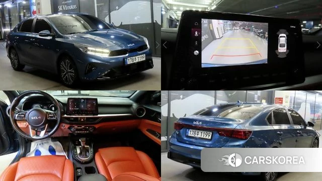 Kia The New K3 2nd generation 2021 Синий из Кореи