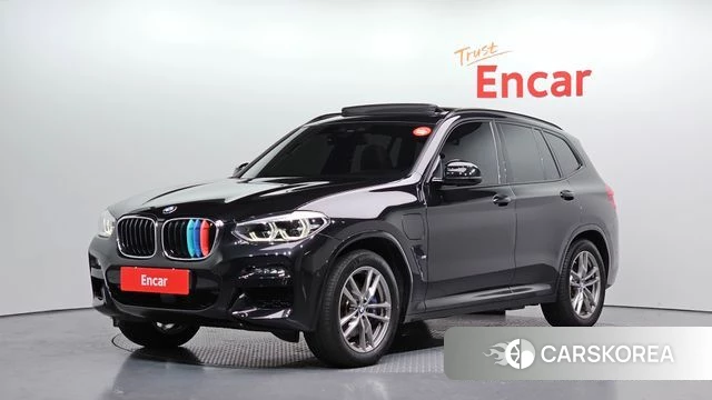 BMW X3 (G01) 2021 Черный из Кореи