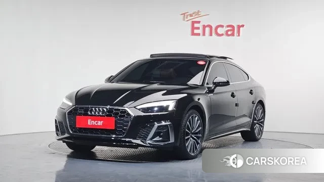 Audi A5 (F5) 2023 Черный из Кореи