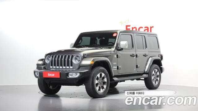 Jeep Wrangler (JL) 2021 Серый из Кореи