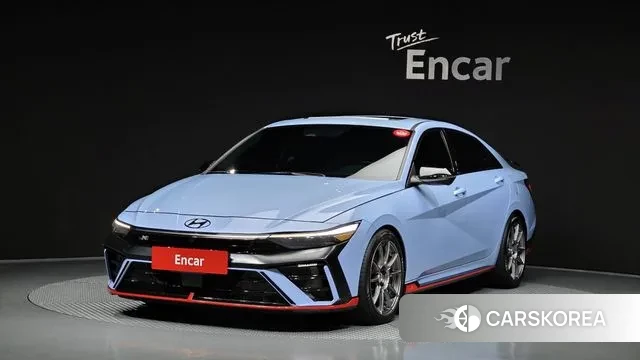 Hyundai The New Avante (CN7) 2023 Небесно-голубой из Кореи