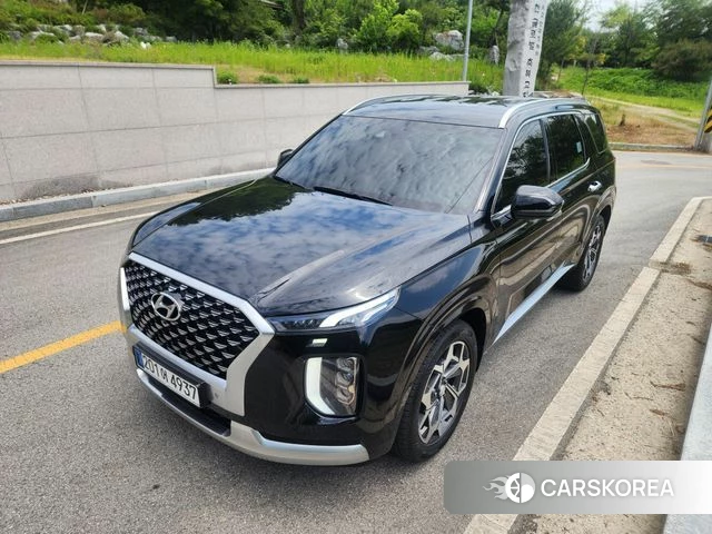 Hyundai Palisade 2021 Черный из Кореи