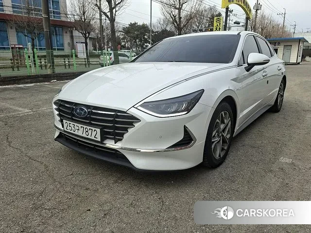 Hyundai Sonata (DN8) 2019 Белый из Кореи