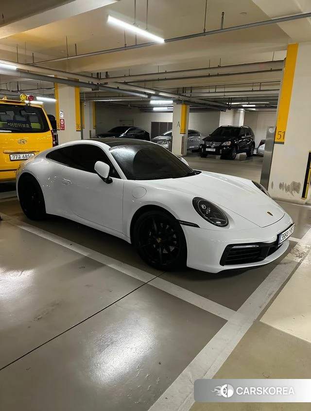 Porsche 911(992) 2021 Белый из Кореи