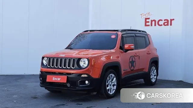 Jeep Renegade 2018 Оранжевый из Кореи