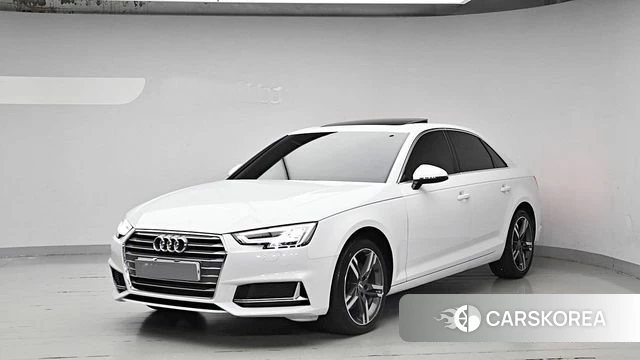 Audi A4 (B9) 2019 Белый из Кореи